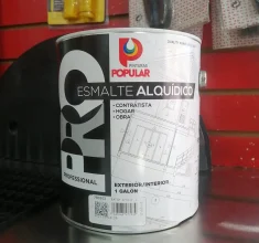 GL-DE PINTURA ESMALTE ALQUIDICO GRIS PERLA - POPULAR_